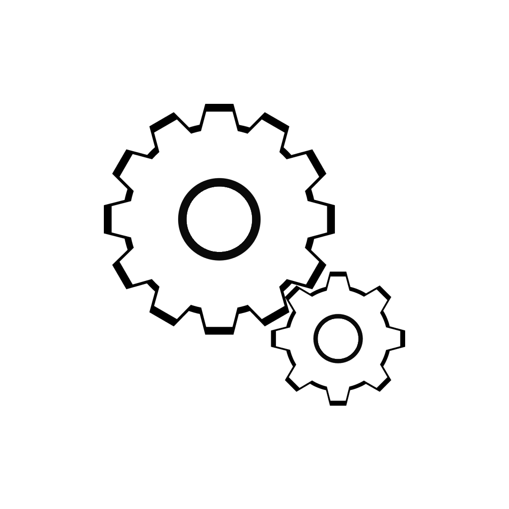 Marketing for manufacturing with cogwheels